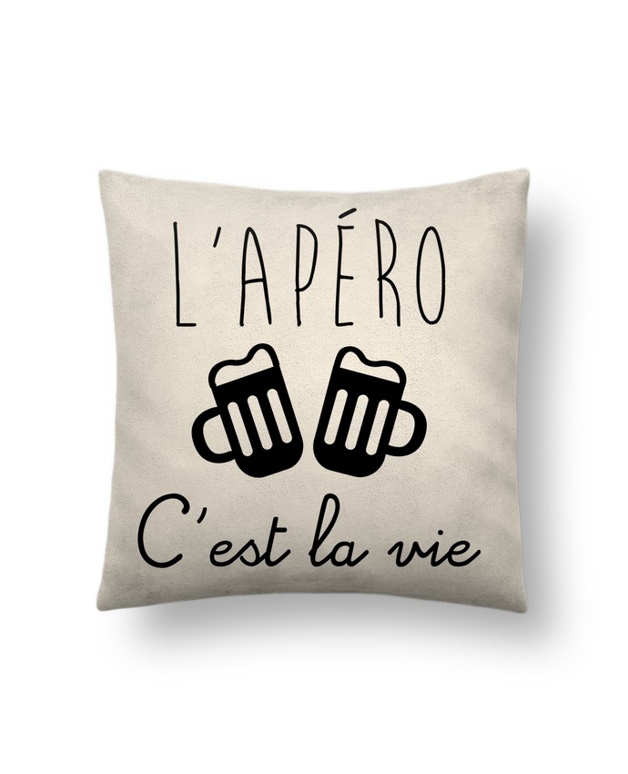 Coussin Toucher Peau De Peche 41 X 41 Cm L Apero C Est La Vie Humour Alcool Drole Benichan