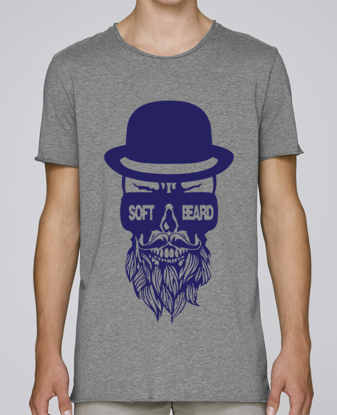 t shirt tete de mort barbe